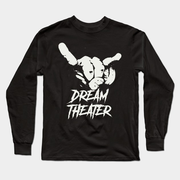 dream theater horn sign Long Sleeve T-Shirt by sumurbatu